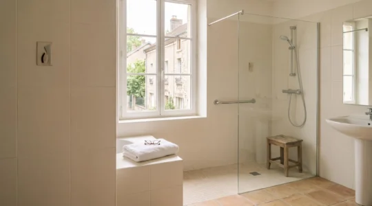 Photographie éditoriale symbolisant le financement de l'aménagement d'un logement pour une personne âgée en France